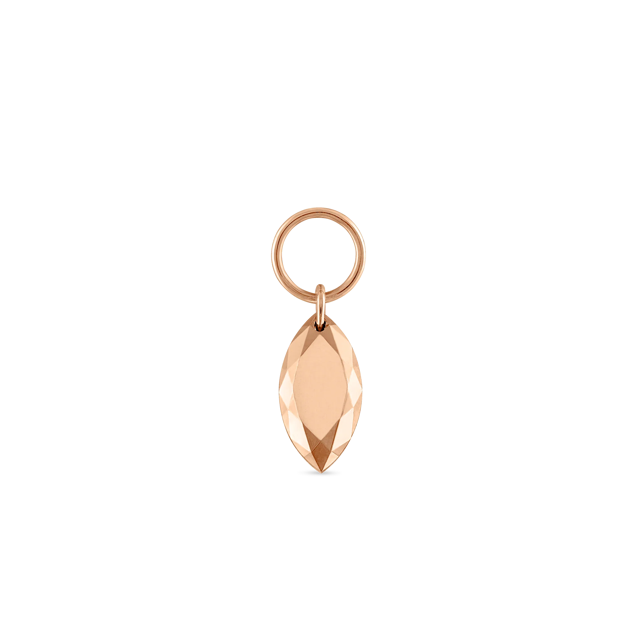 Faceted Gold Marquise Charm - Image 57