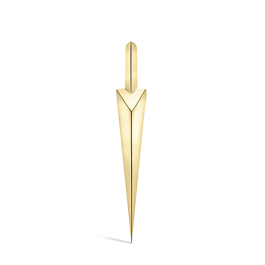 Faceted Grand Spike Hoop Earring - Image 22