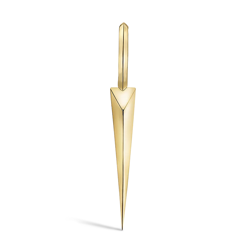 Faceted Grand Spike Hoop Earring - Image 34