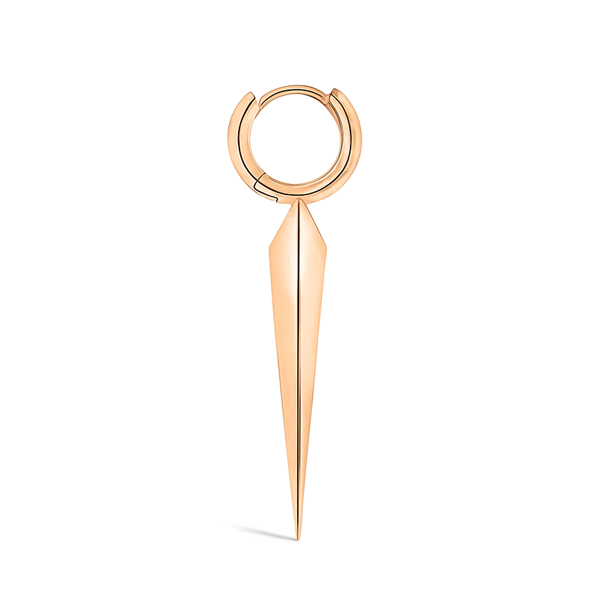 Faceted Grand Spike Hoop Earring - Image 39