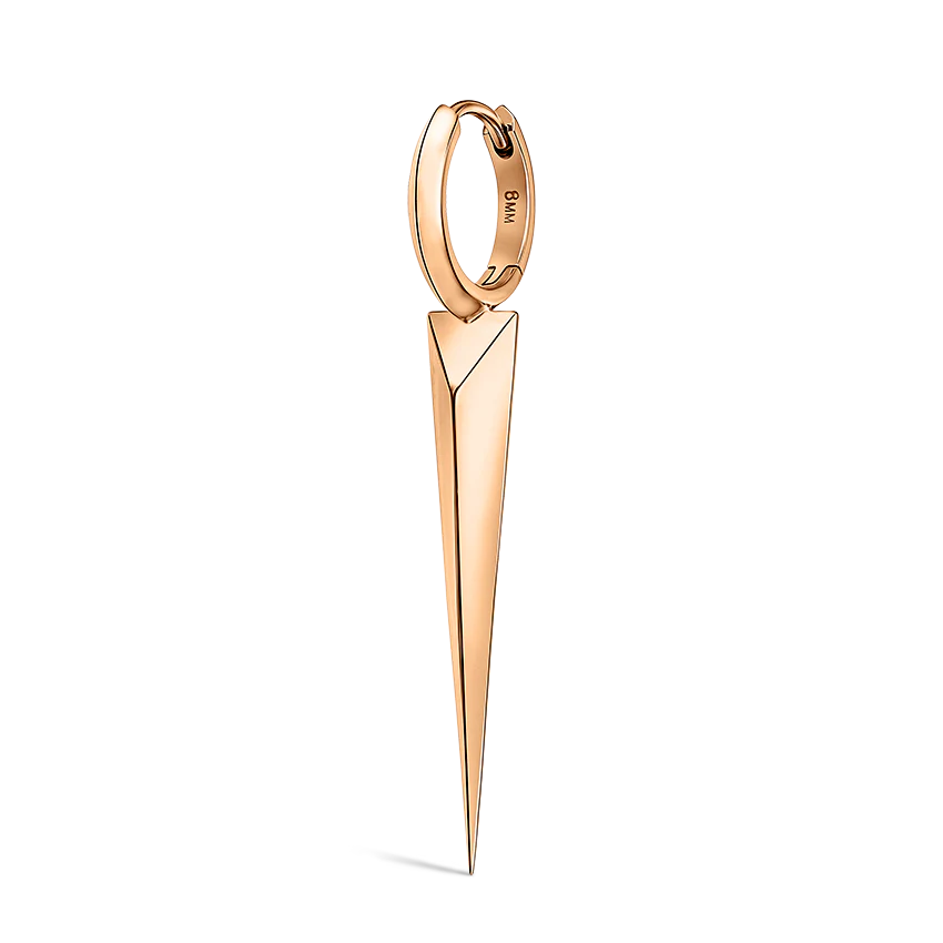 Faceted Grand Spike Hoop Earring - Image 44