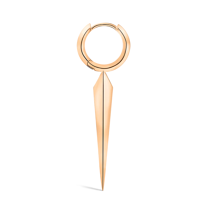Faceted Grand Spike Hoop Earring - Image 45
