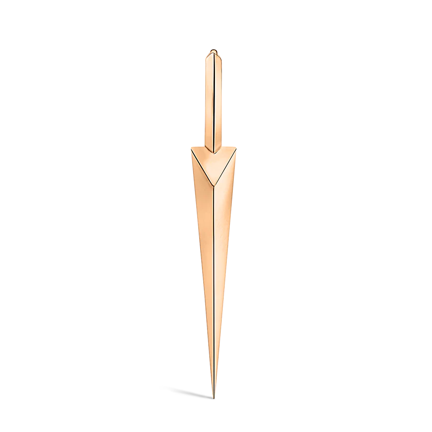 Faceted Grand Spike Hoop Earring - Image 46
