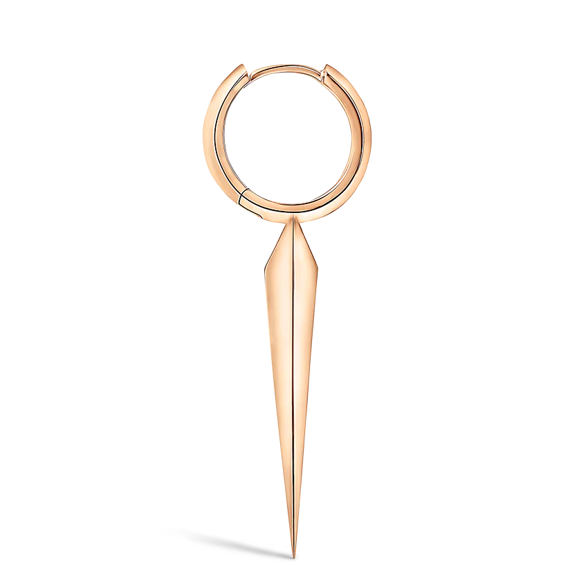 Faceted Grand Spike Hoop Earring - Image 51