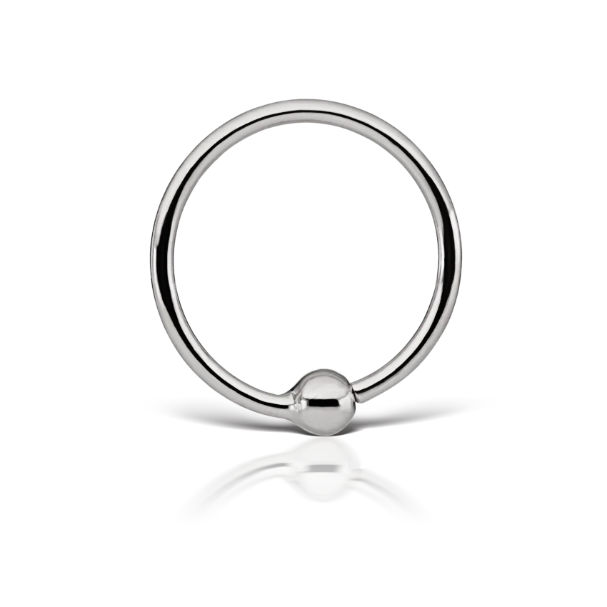 Fixed Gold Ball Ring - Image 10