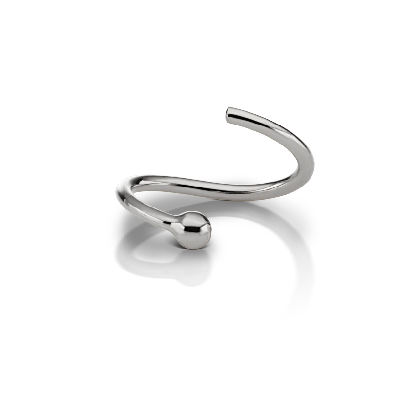 Fixed Gold Ball Ring - Image 20