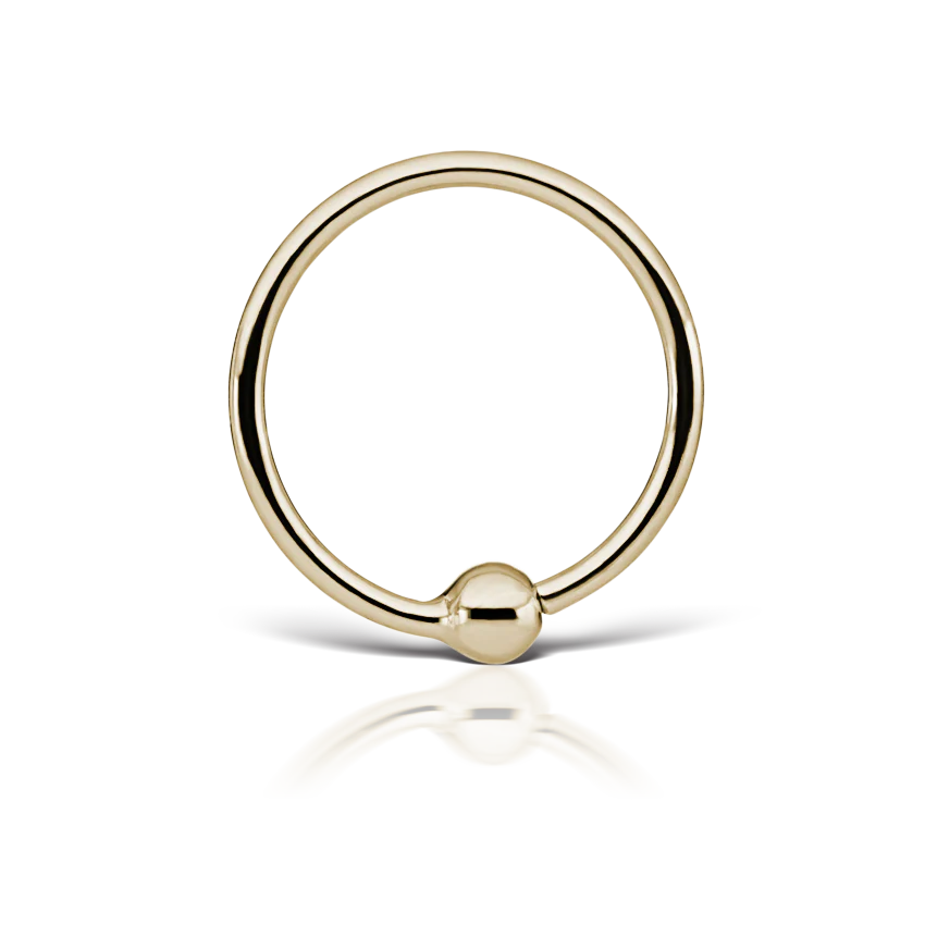 Fixed Gold Ball Ring - Image 24