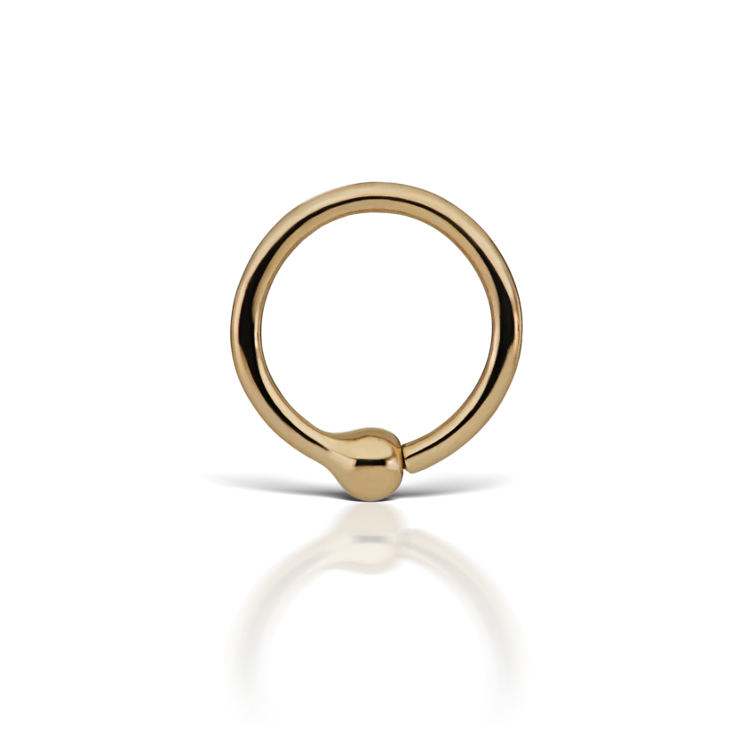 Fixed Gold Ball Ring - Image 25