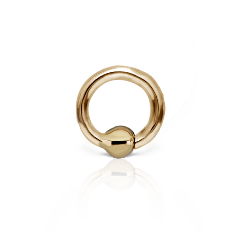 Fixed Gold Ball Ring - Image 27