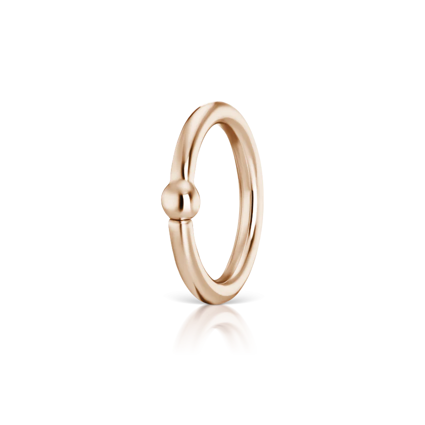 Fixed Gold Ball Ring - Image 37