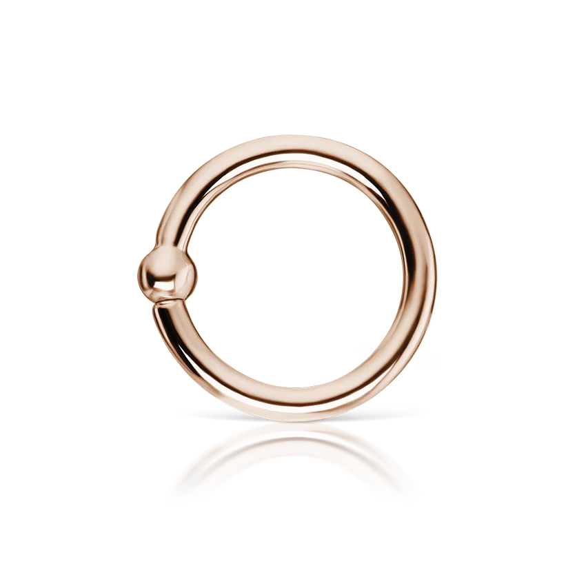 Fixed Gold Ball Ring - Image 38