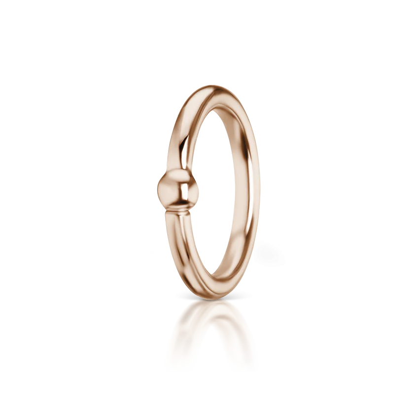 Fixed Gold Ball Ring - Image 39