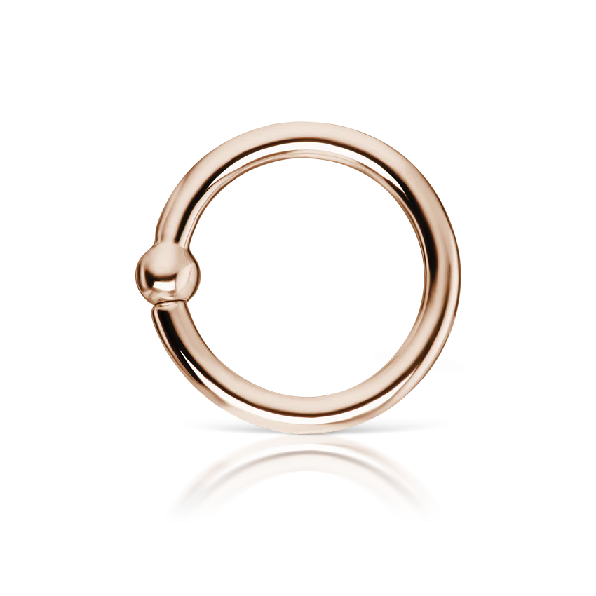 Fixed Gold Ball Ring - Image 40