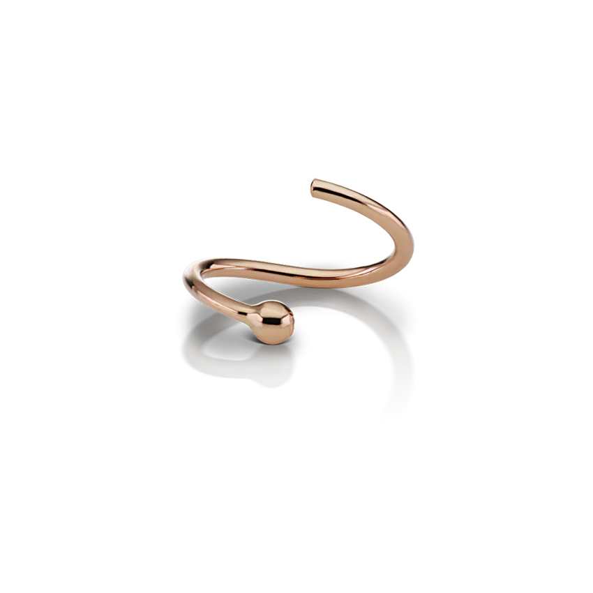 Fixed Gold Ball Ring - Image 42