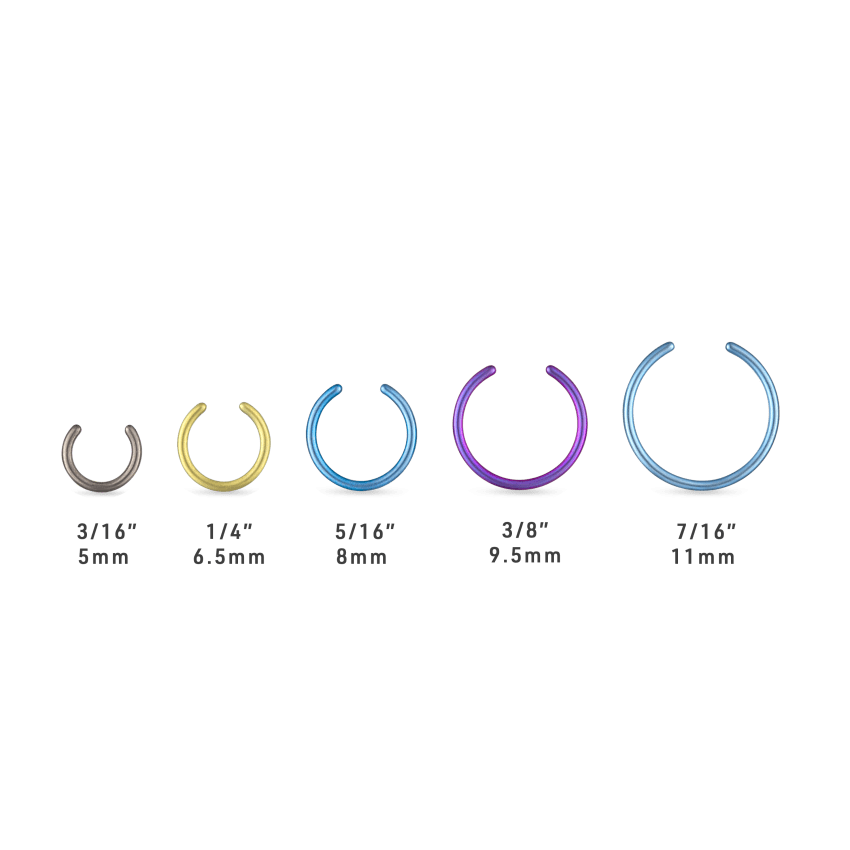 Group of Sample Sizing Hoop Earring - Image 2