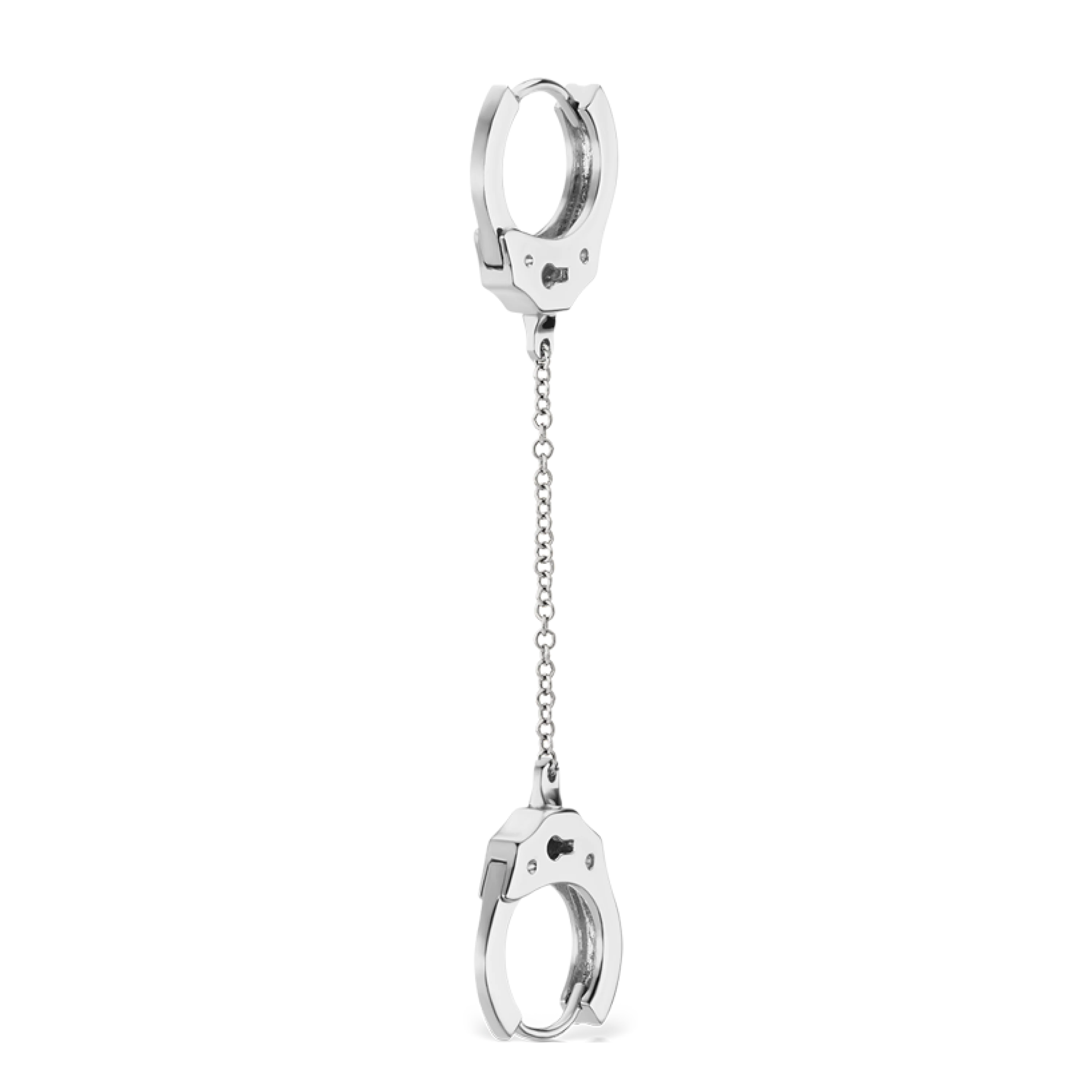 Handcuff Hoop Earring with Medium Chain - Image 46