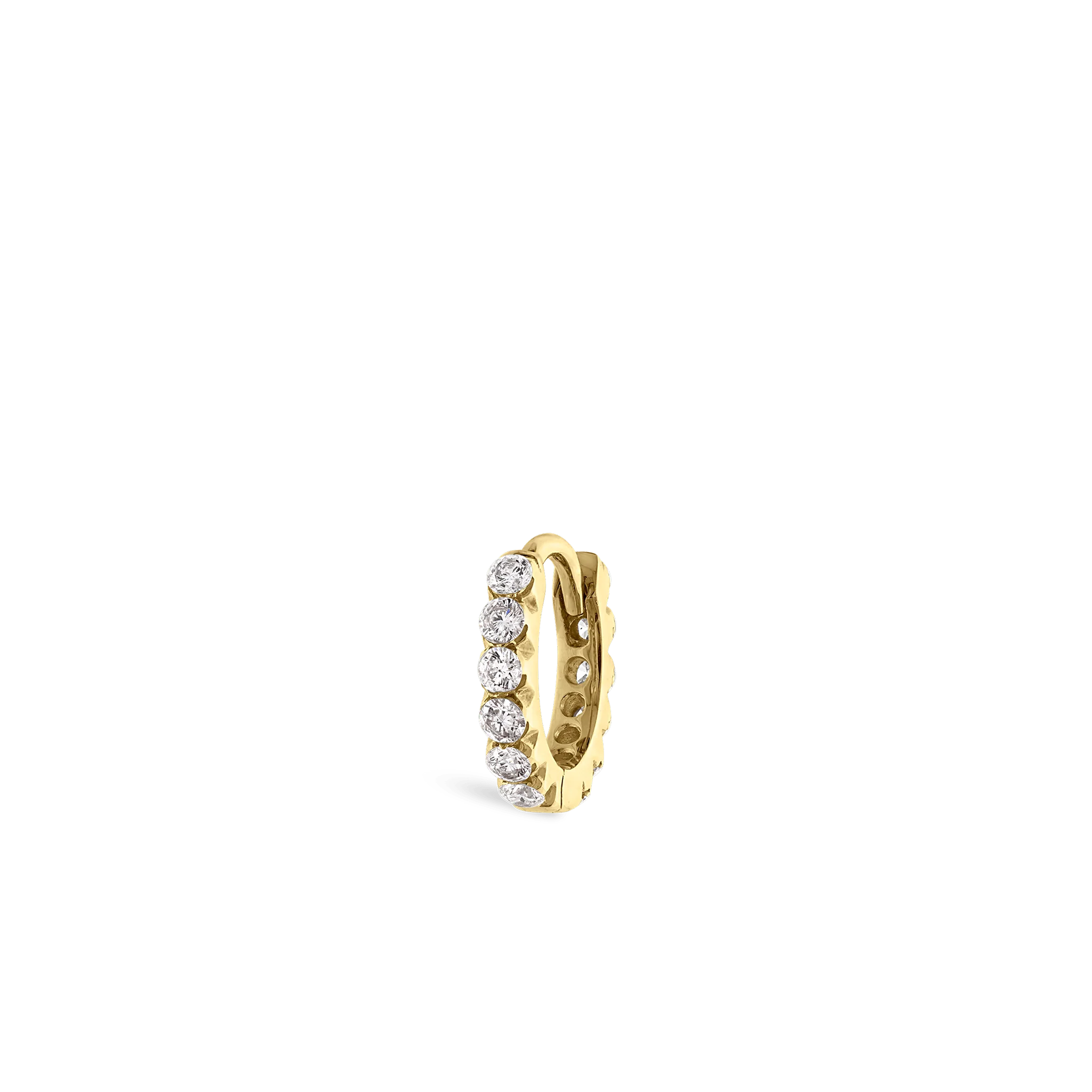 Invisible Set Diamond Eternity Hoop Earring - Image 121