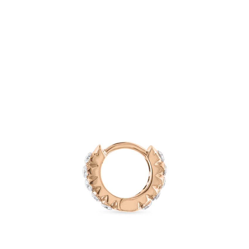 Invisible Set Diamond Eternity Hoop Earring - Image 89