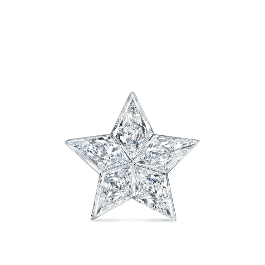 Invisible Set Diamond Star Stud Earring - Image 15