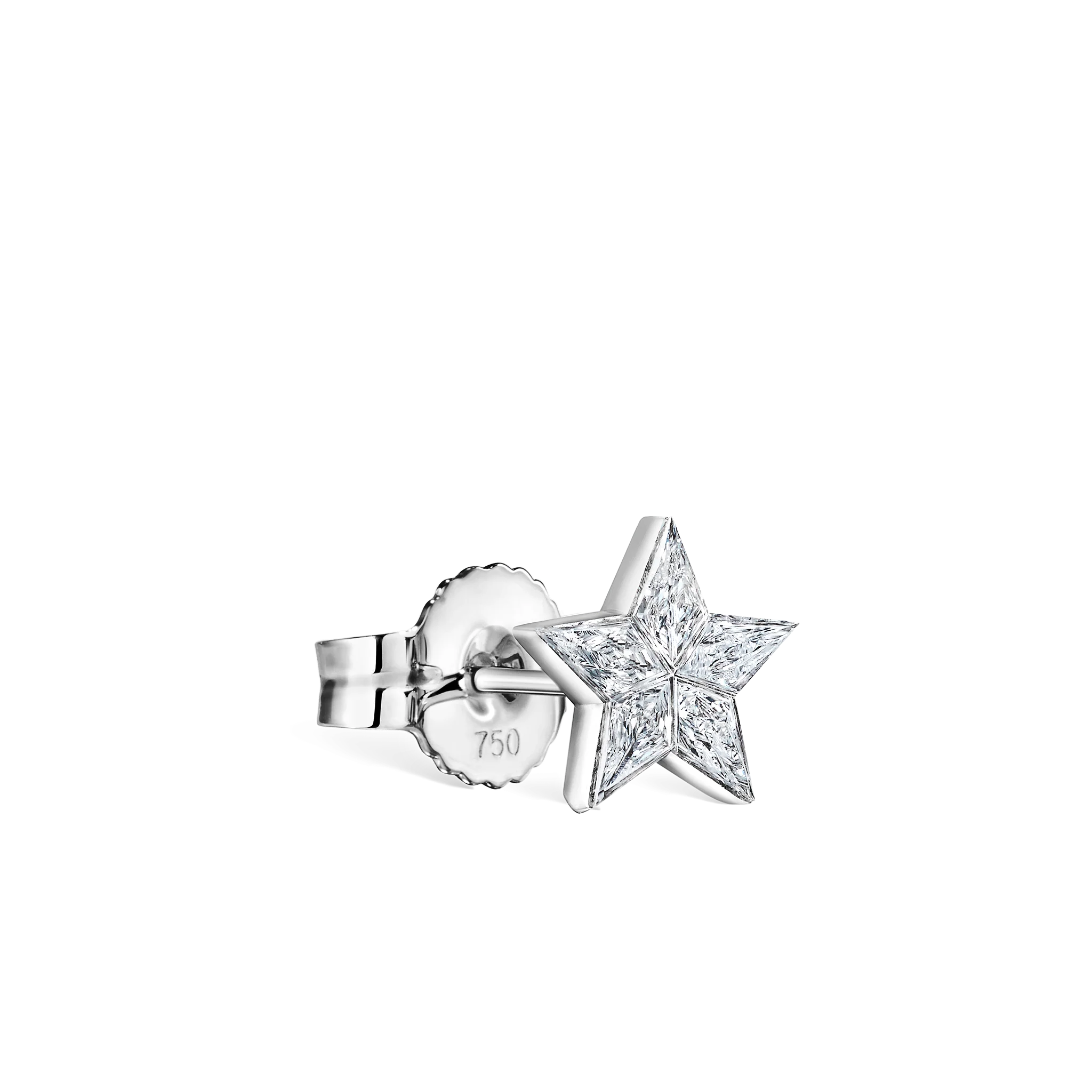 Invisible Set Diamond Star Stud Earring - Image 17