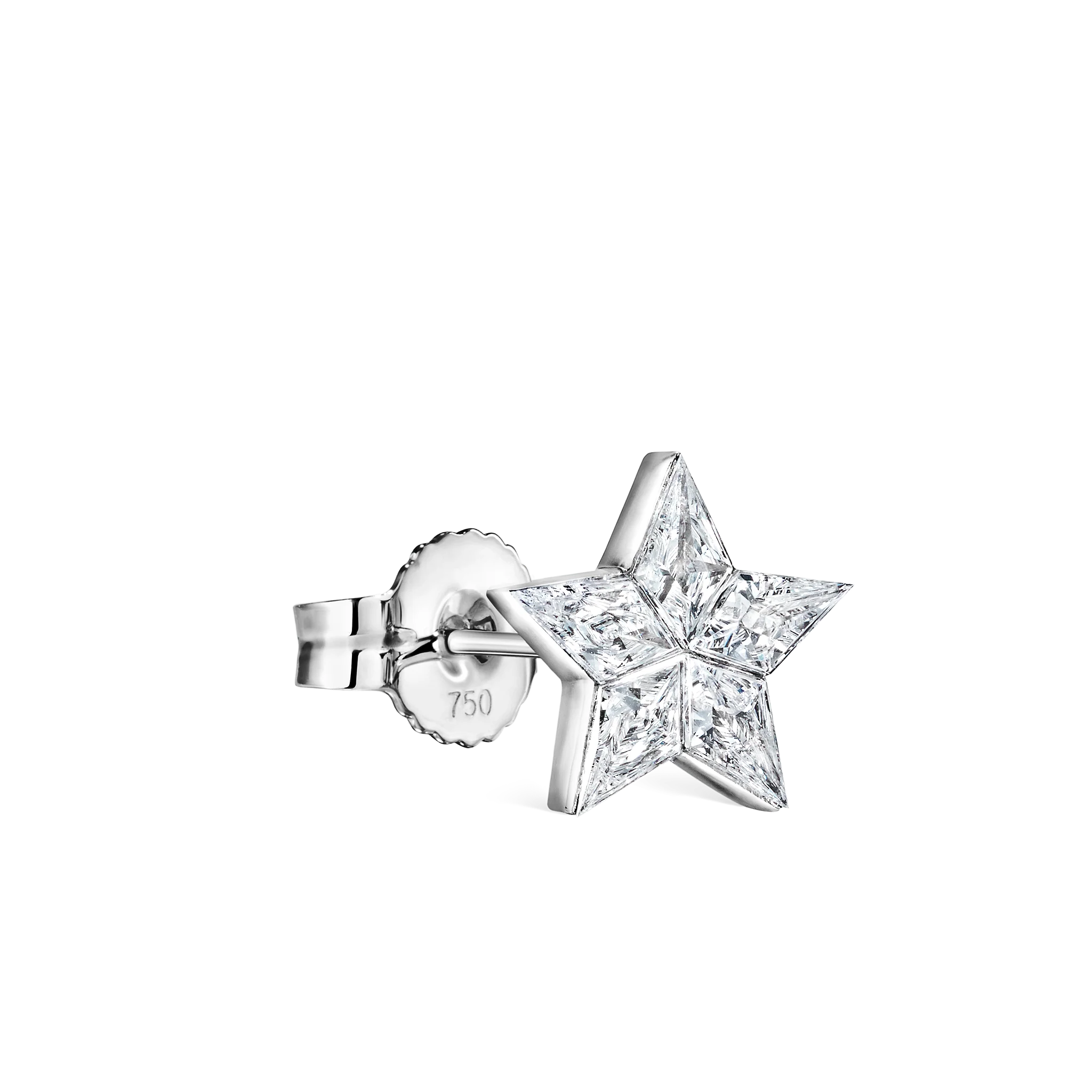 Invisible Set Diamond Star Stud Earring - Image 18