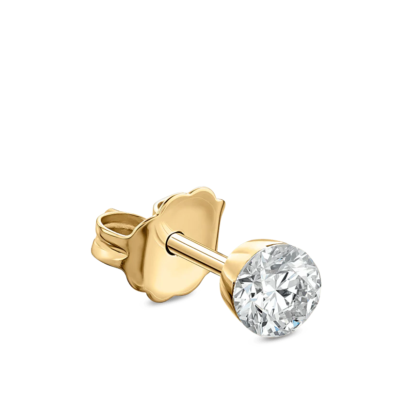 Invisible Set Diamond Stud Earring - Image 55
