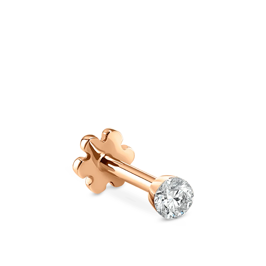 Invisible Set Diamond Threaded Stud Earring - Image 127
