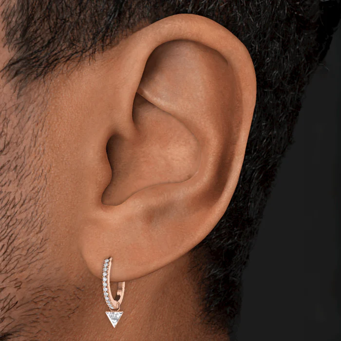 Invisible Set Triangle Diamond Charm - Image 14
