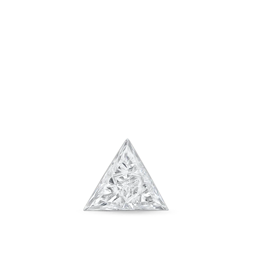 Invisible Set Triangle Diamond Threaded Stud Earring - Image 25