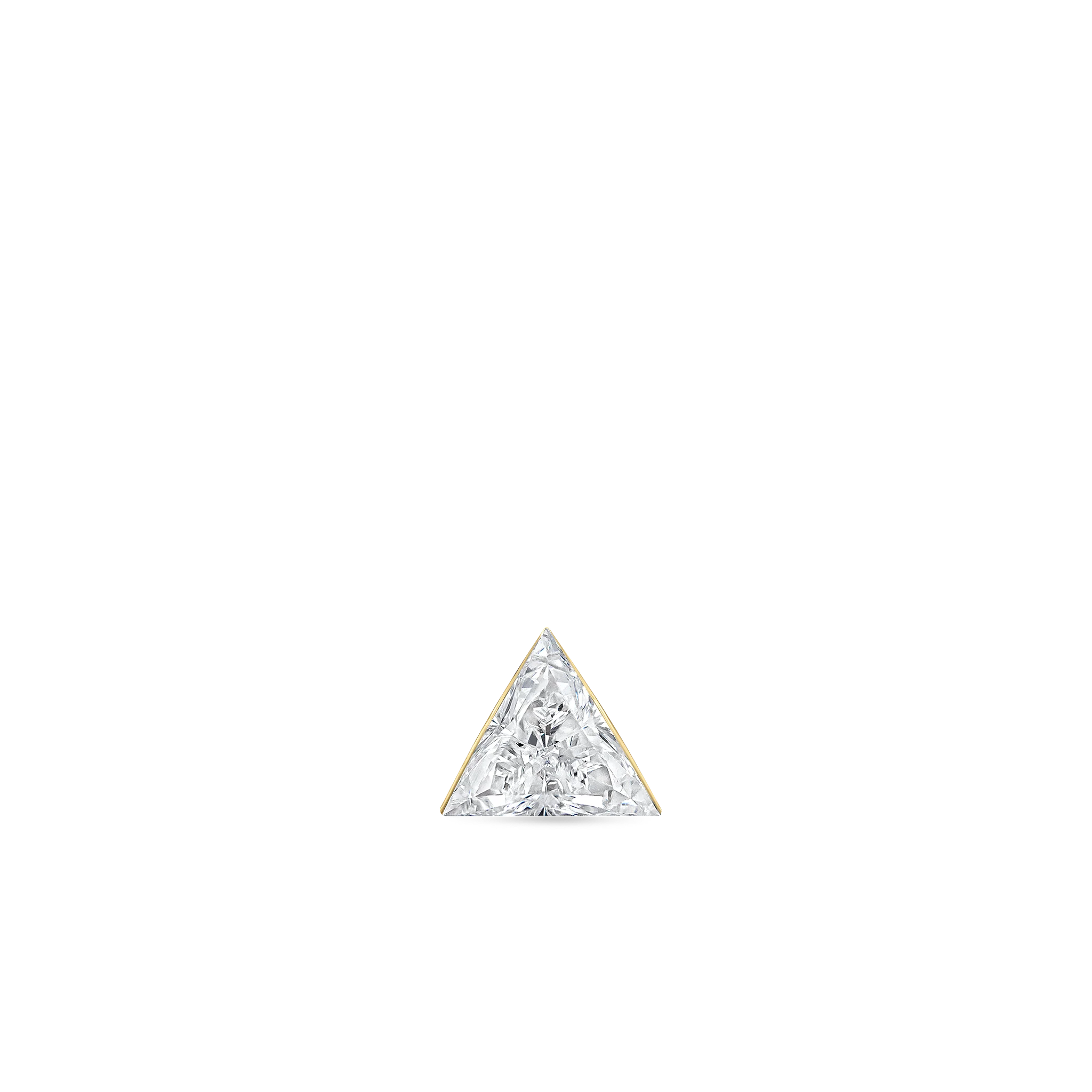 Invisible Set Triangle Diamond Threaded Stud Earring - Image 92