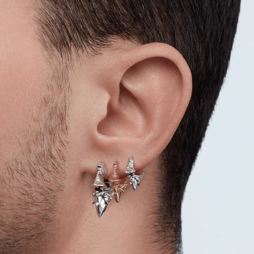 Large Javanese Spike Hoop Earring - Image 11