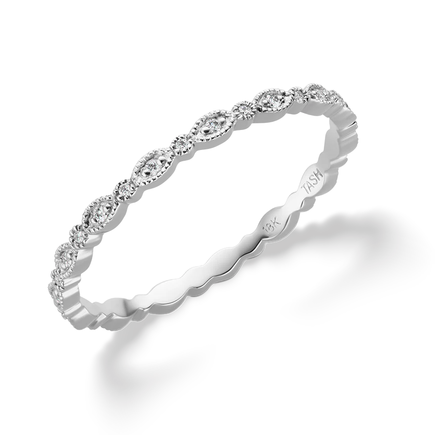 Marquise Diamond Micropavé Finger Ring - Image 19
