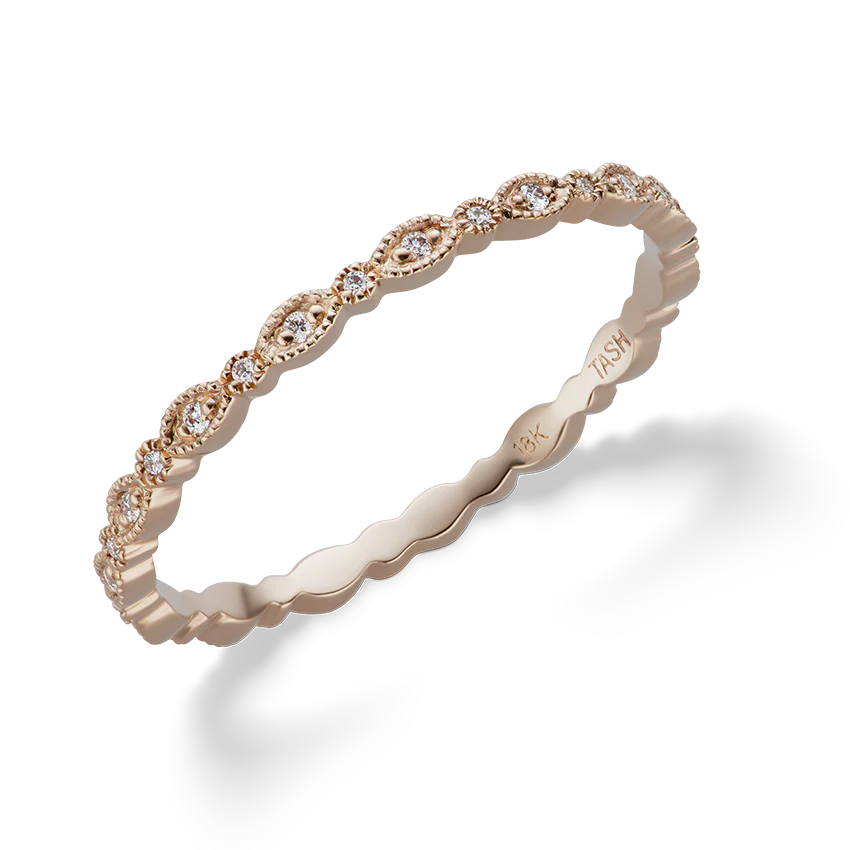 Marquise Diamond Micropavé Finger Ring - Image 53
