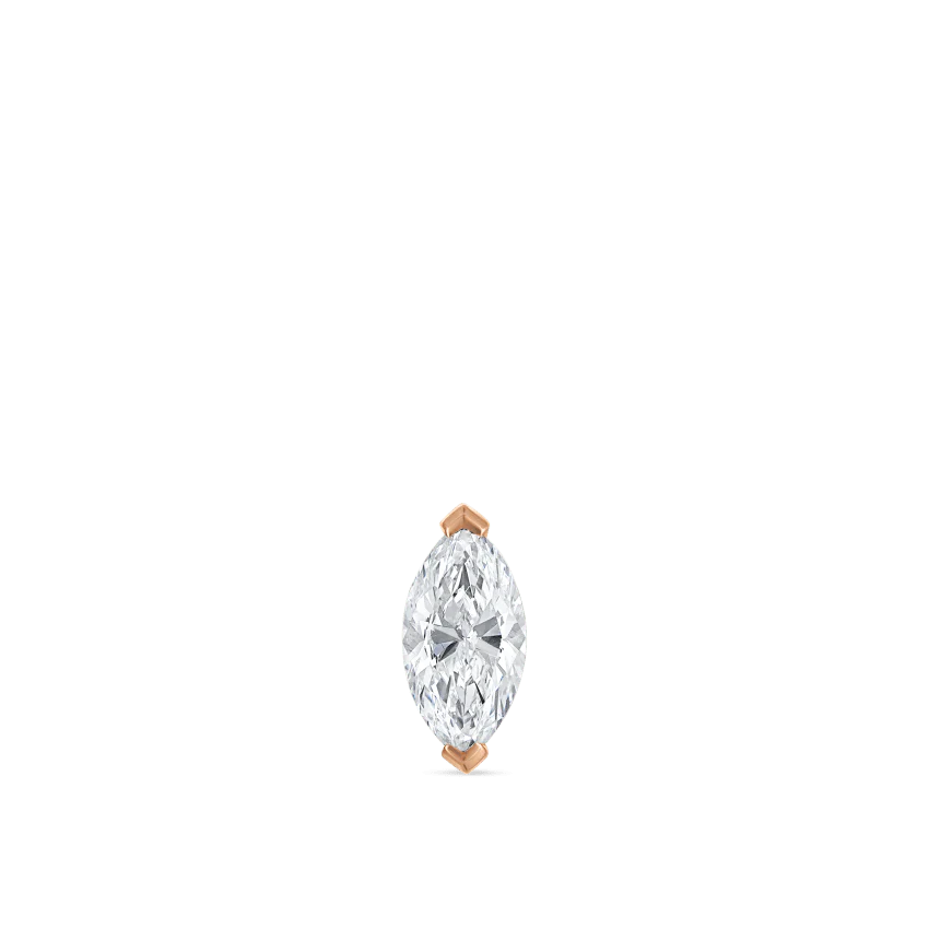 Marquise Diamond Stud Earring - Image 34