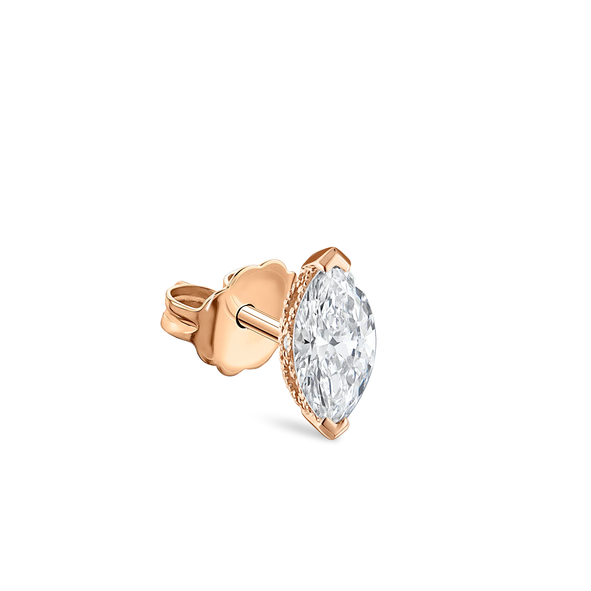 Marquise Diamond Stud Earring - Image 50