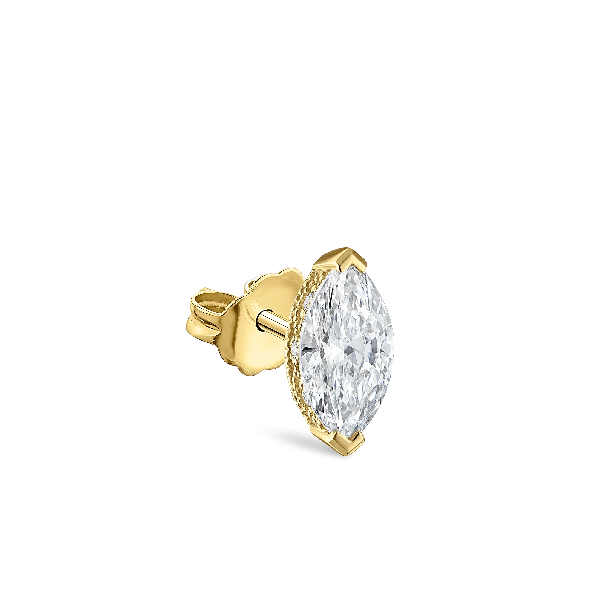Marquise Diamond Stud Earring - Image 55