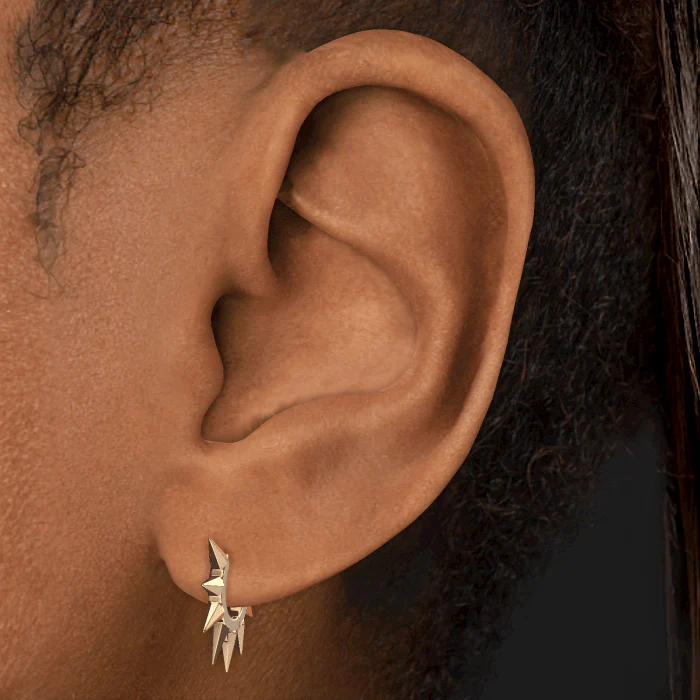 Metal Mohawk Hoop Earring - Image 27