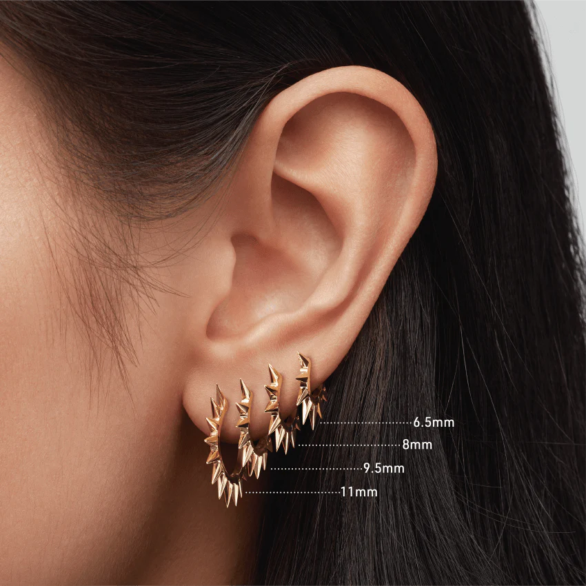 Metal Mohawk Hoop Earring - Image 50