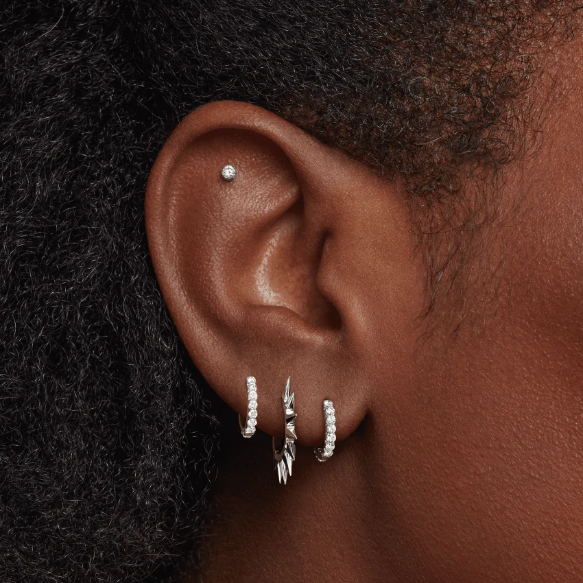 Metal Mohawk Hoop Earring - Image 60