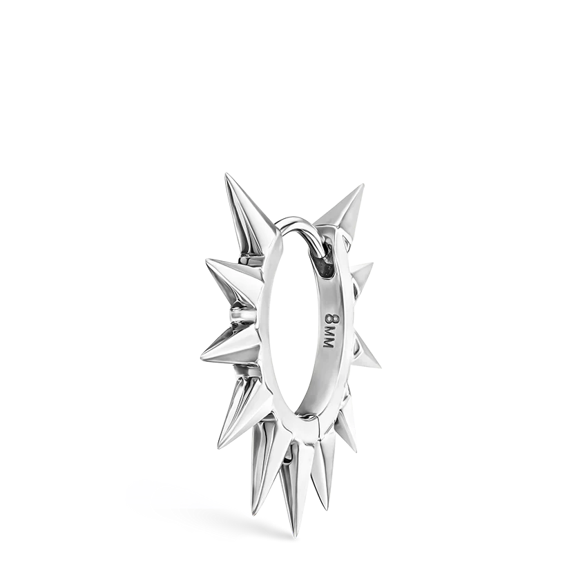 Metal Mohawk Hoop Earring - Image 7