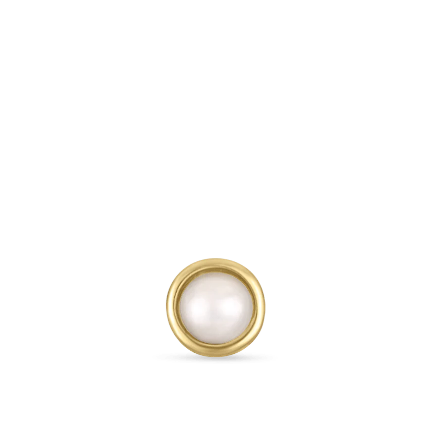 Natural Pearl Stud Earring - Image 7