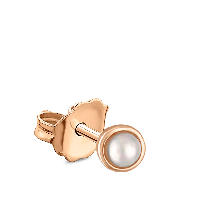 Natural Pearl Stud Earring - Image 8