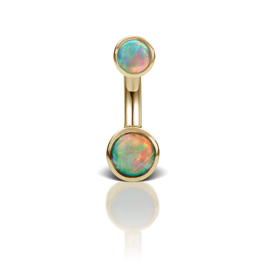Opal Cup Solitaire Barbell - Image 23