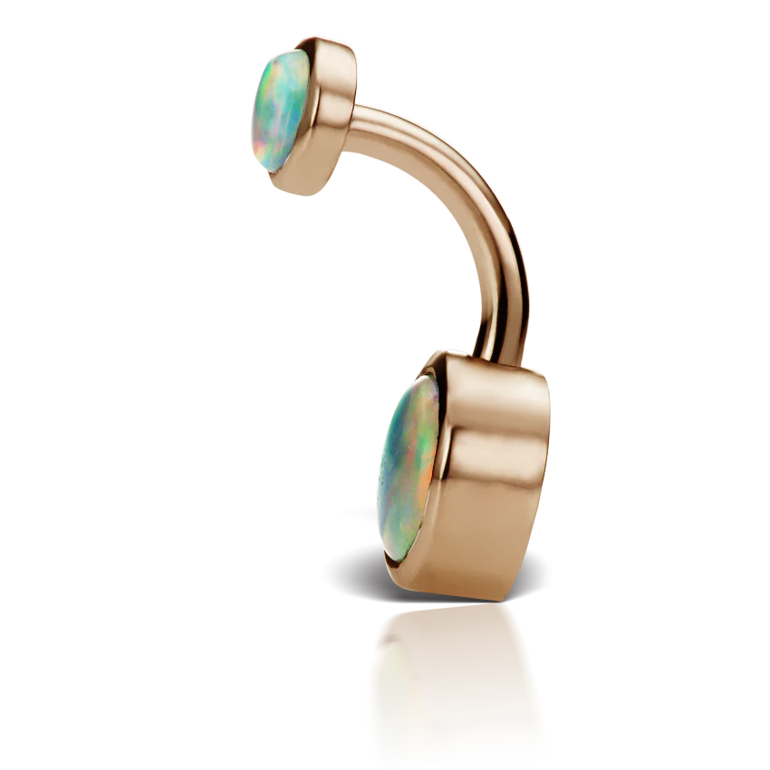 Opal Cup Solitaire Barbell - Image 50
