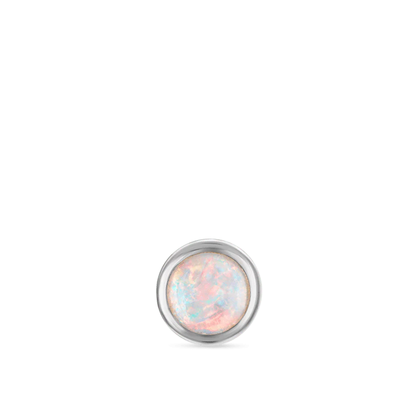 Opal Threaded Stud Earring - Image 10