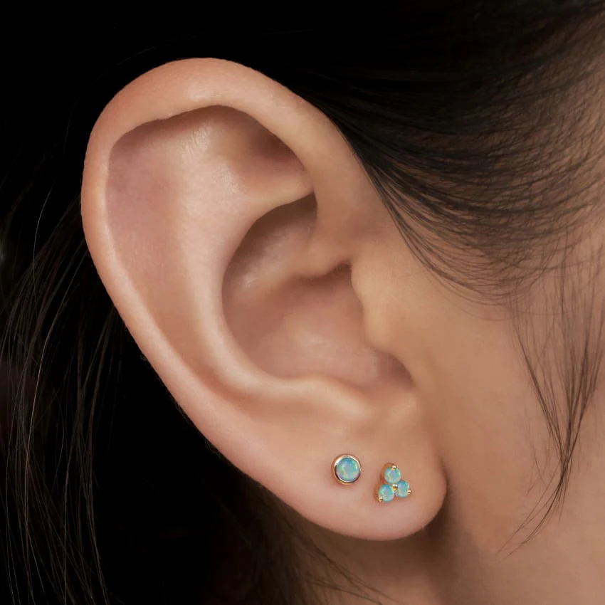 Opal Threaded Stud Earring - Image 22
