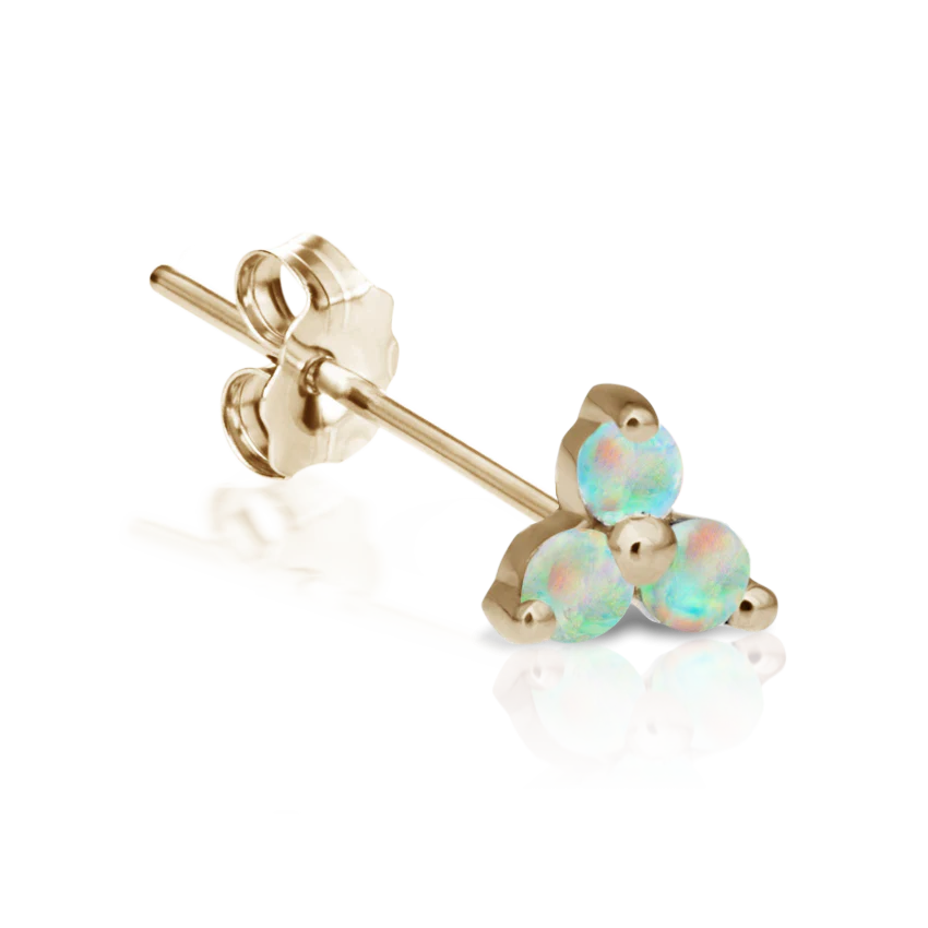 Opal Trinity Stud Earring - Image 6