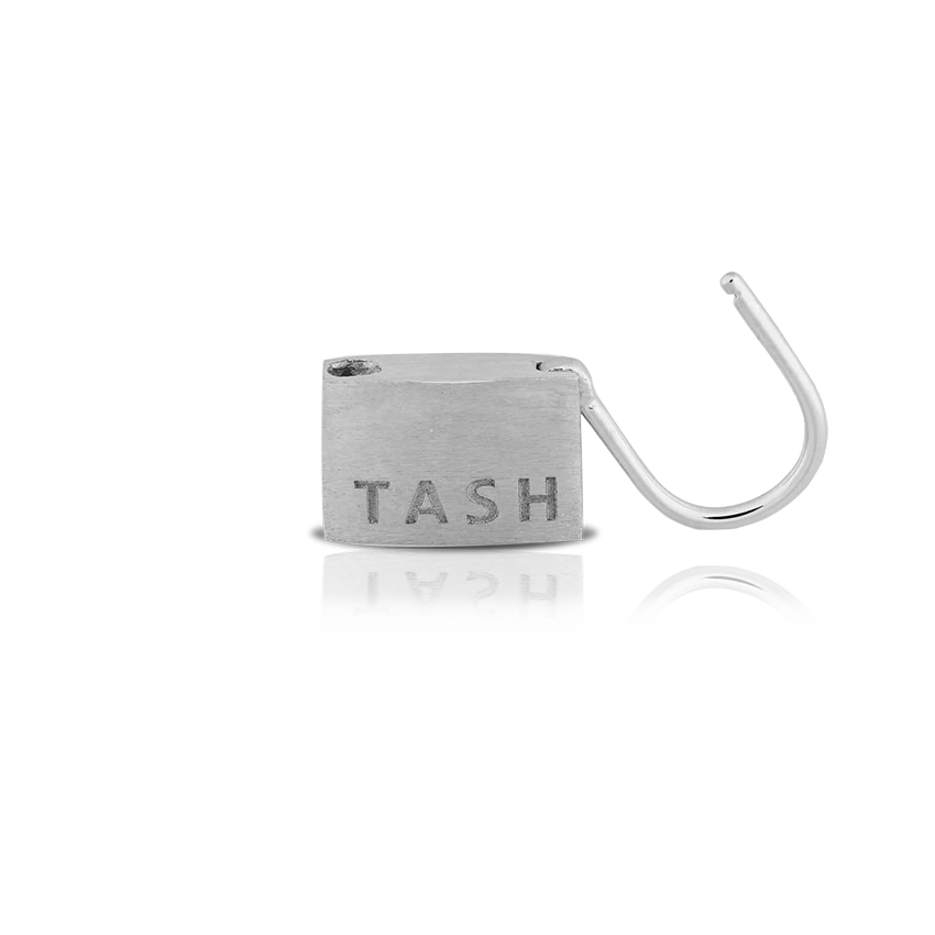 Padlock Hoop Earring - Image 4