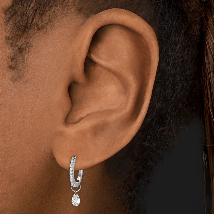 Pear Floating Diamond Charm - Image 12