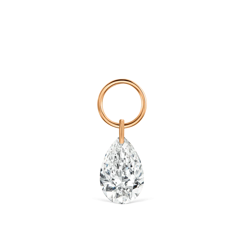 Pear Floating Diamond Charm - Image 55
